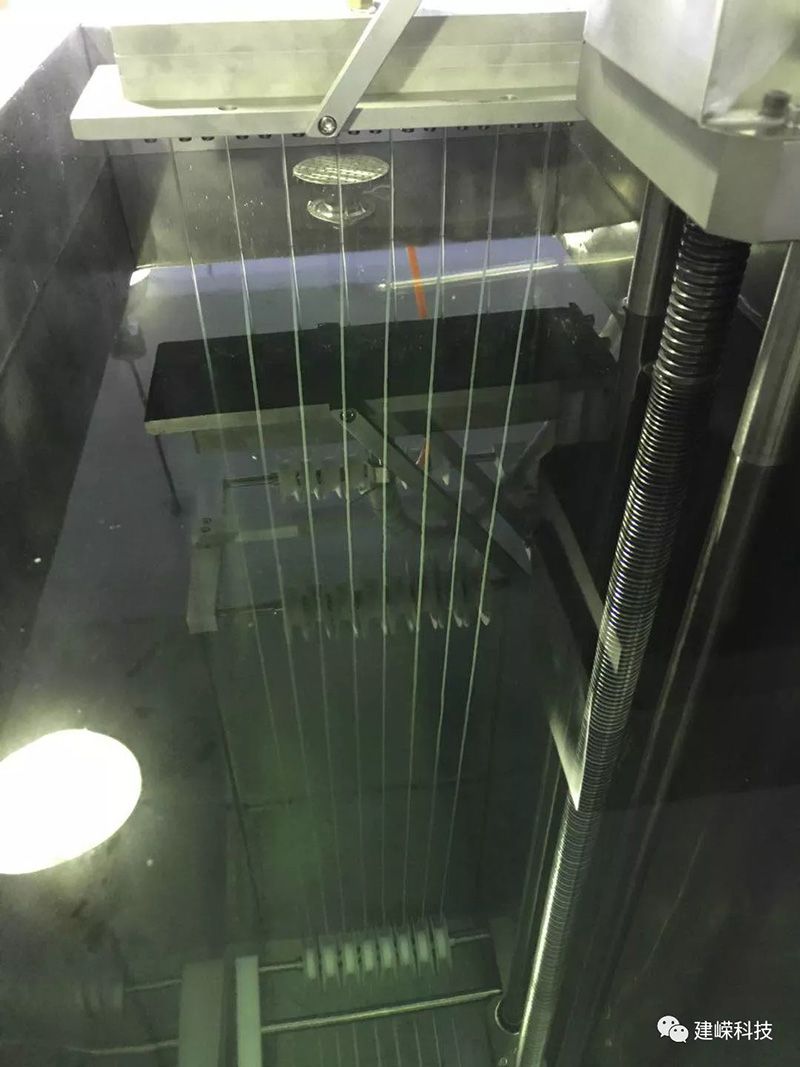 客戶現場紡絲驗收，開機紡絲一氣呵成